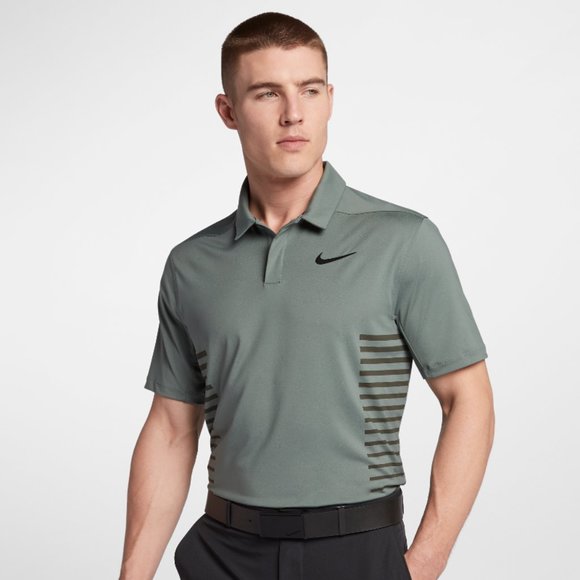 Nike Drifit Momentum Golf Polo Green 